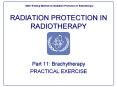 RADIATION PROTECTION IN RADIOTHERAPY