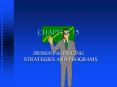 DESIGNING PRICING STRATEGIES AND PROGRAMS