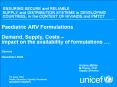 ENSURING SECURE and RELIABLE SUPPLY and DISTRIBUTION SYSTEMS in DEVELOPING COUNTRIES, in the CONTEXT
