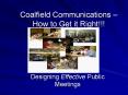 Coalfield Communications How to Get it Right
