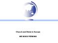 Church and State in Europe