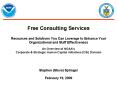 Free Consulting Services Resources and Solutions You Can Leverage to Enhance Your Organizational and