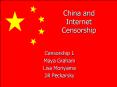 China and Internet Censorship
