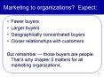 Marketing to organizations Expect: