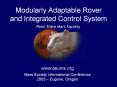 Modularly Adaptable Rover and Integrated Control System