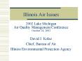 Illinois Air Issues 2002 Lake Michigan Air Quality Management Conference October 24, 2002