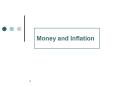 Mankiw 5e Chapter 4: Money and Inflation