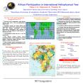 During the IGY preparation, most African nations were still in the preindependence dispensation