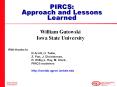 PowerPoint Presentation PIRCS Lessons