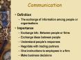 Communication