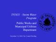 TPDES Storm Water Program