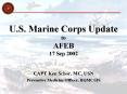 U.S. Marine Corps Update to AFEB 17 Sep 2002