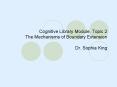 Cognitive Library Module, Topic 2 The Mechanisms of Boundary Extension