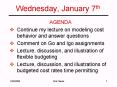 Wednesday, January 7th