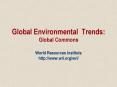 Global Environmental Trends: Global Commons