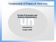 Fundamentals of Finance