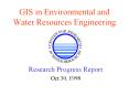 GIS in Environmental and Water Resources Engineering