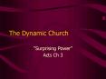 The Dynamic Church