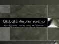 Global Entrepreneurship
