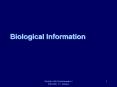 Biological Information