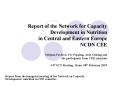 Report of the Network for Capacity Development in Nutrition in Central and Eastern Europe NCDN CEE M