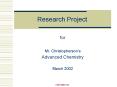 Research Project