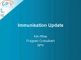 Immunisation Update