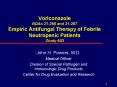 Voriconazole NDAs 21266 and 21267 Empiric Antifungal Therapy of Febrile Neutropenic Patients Study 6