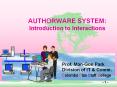 AUTHORWARE SYSTEM: Introduction to Interactions
