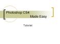 Photoshop CS4  Made Easy