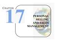 PERSONAL SELLING AND SALES MANAGEMENT