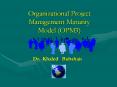 Organizational Project Management Maturity Model OPM3
