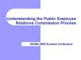 Understanding the Public Employee Relations Commission Process