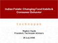 Indian Palate: Changing Food Habits