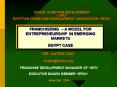 SOCIAL FUND FOR DEVELOPMENT SFD EGYPTIAN FRANCHISE DEVELOPMENT ASSOCIATION EFDA
