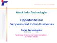 Indus Technologies NetherlandsIndia Technology Business and Project Consultancy for Process Industry