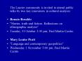 The Laurier community is invited to attend public talks by two key innovators in cultural analysis: