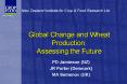Global Change and Wheat Production: Assessing the Future