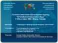 Canadian International Development Agency