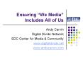 Ensuring We Media Includes All of Us