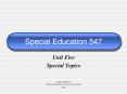 Special Education 547