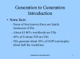 Generation to Generation Introduction