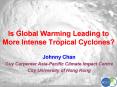 Is Global Warming Leading to More Intense Tropical Cyclones