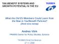What the Old EU Members Could Learn from the New in TaxBenefit Policies And vice versa