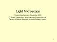 Light Microscopy