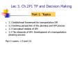 Lec 3' Ch'2P1 TP and Decision Making