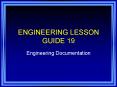 ENGINEERING LESSON GUIDE 19