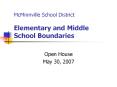 McMinnville School District Elementary and Middle School Boundaries