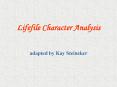 Lifefile Character Analysis