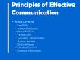 Principles of Effective Communication